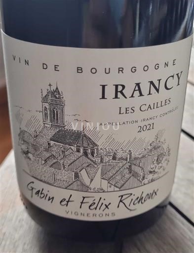 Burgundy Irancy Irancy Les Cailles 2021