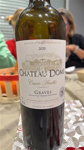 Bordoja Graves Château Doms Amélie 2020