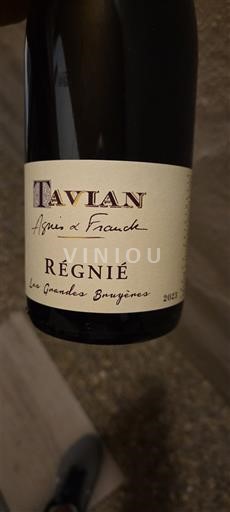 Beaujolais Régnié Tavian Les Grandes Bruyères 2023