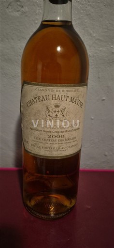 Bordeaux Sainte-Croix-Du-Mont Château Haut Mayne 2000