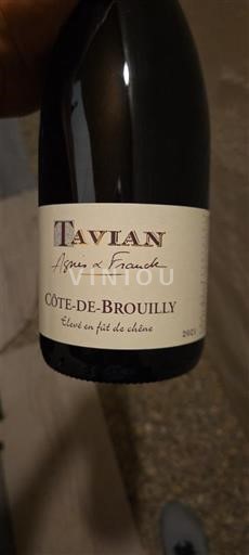 Beaujolais Côte-de-brouilly Tavian 2021