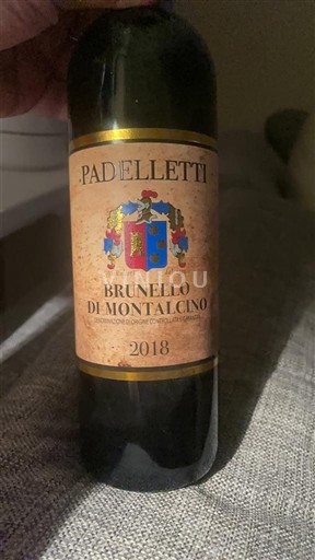 Tuscan Wines Brunello di Montalcino Padelletti 2018