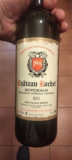 Bordeaux Château Rochet Réserve des sapeurs-pompiers 2021
