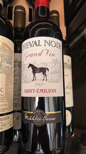 Bordeaux Saint-Émilion Cheval Noir Grand Vin 2007