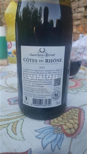 Rhône-dalen Côtes-du-Rhône Les Lauriers du Terroir 2023