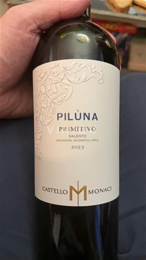 Puglia Susumaniello Salento Castello Monaci Pilùna 2023