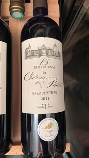 Burdeos Graves Château Portets 15 Barons 2011
