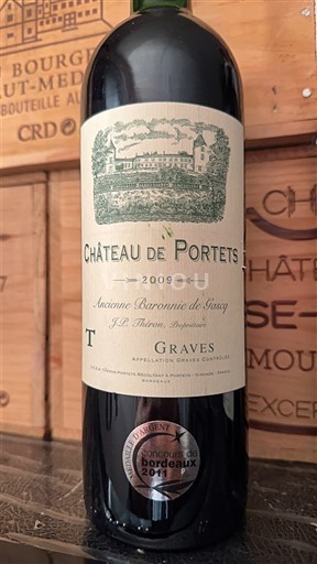 Burdeos Graves Château Portets Sélection Baronne de Gasq 2009