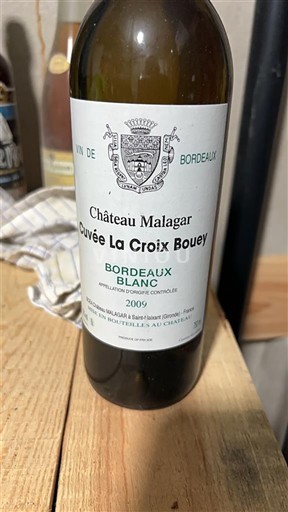 Bordeaux Bordeaux Weißwein Malagar La Croix Bouey 2009
