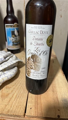 Southwest Not Specified Domaine Labarthe Les Grains d'Or 1999