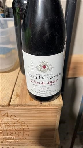 Rhônedalen Côtes du Rhône Roche Persanière Réserve de la Roche Persanière 2016