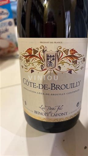 Beaujolais Côte-de-brouilly Benoît Lafont Les Petits Fils 2016