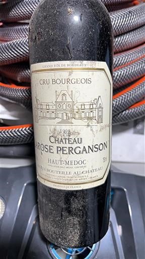 Bordeaux Haut-Médoc Cru Bourgeois Château Arrose Perganson 1998