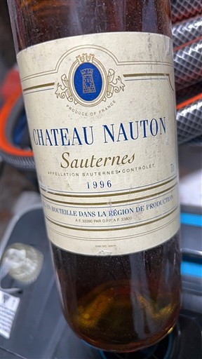 Bordeaux Sauternes Château Nauton 1996