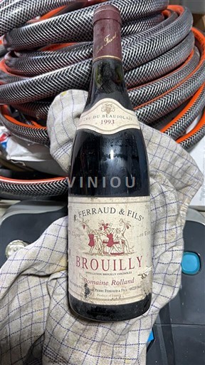 Beaujolais Brouilly J. Ferraud & Fils Domaine Rolland 1993