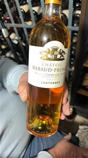 Bordéus Sauternes Premier Cru Château Rabaud-Promis Não Sazonado