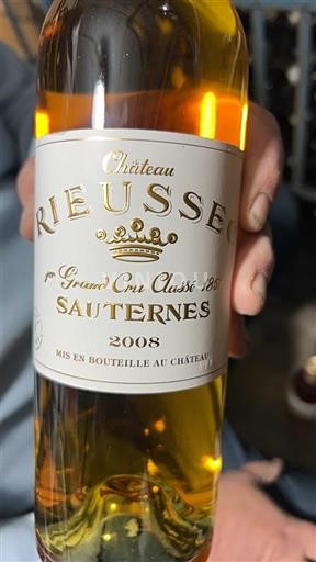 Bordéus Sauternes Premier Cru Château Rieussec 2008