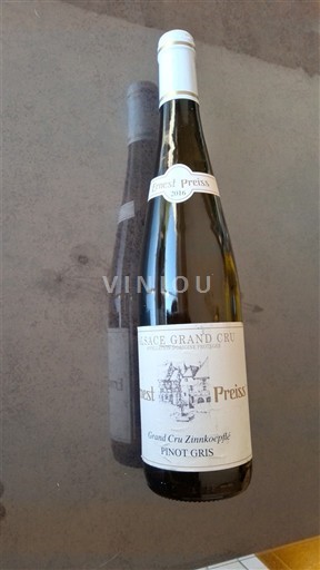 Alsácia Pinot gris Grand Cru Ernest Preiss Zinnkoepfle 2016