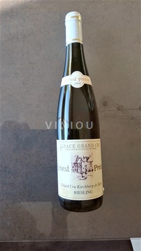 Alsácia Riesling Grand Cru Ernest Preiss Kirchberg de barr 2009