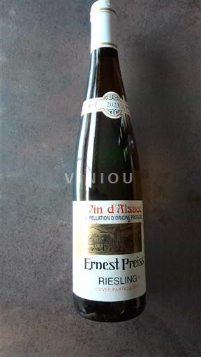 Alsácia Riesling Ernest Preiss Particulière 2023