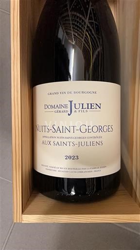 Burgundsko Nuits-saint-georges Domaine Gérard Julien & Fils Aux Saints-Juliens 2023