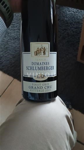 Alsace Pinot grigio Grand Cru Domaine S Schlumberger Kitterlé 2015