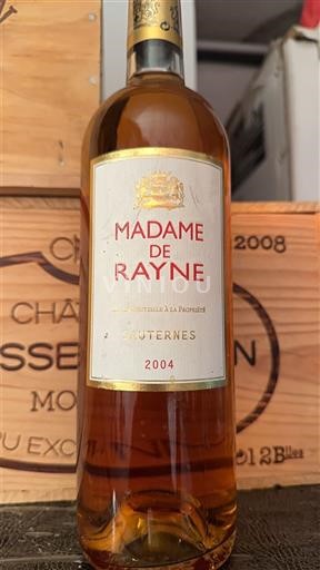 Bordeaux Sauternes Rayne Vigneau Madame de Rayne 2004
