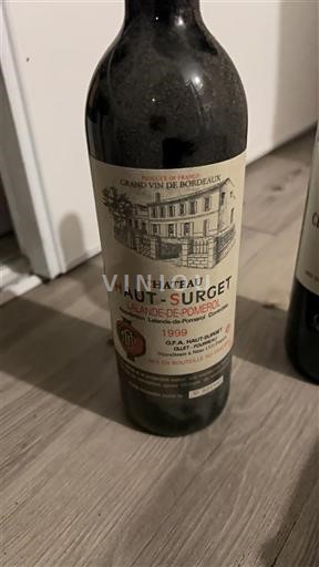 Burdeos Lalande-de-Pomerol Château Haut-Surget 1999