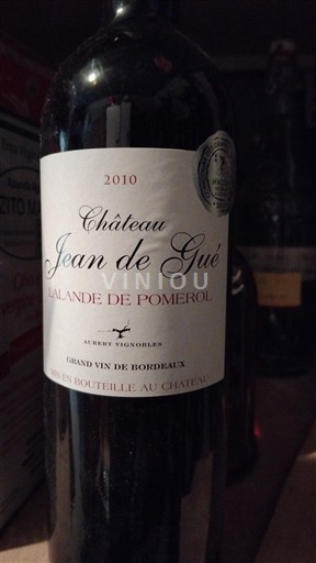 Bordeaux Lalande-de-Pomerol Château Jean de Gué 2010