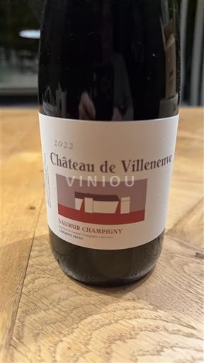 Valle della Loira Saumur-Champigny Château Villeneuve 2022