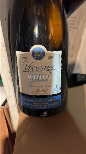 Loiren laakso Vouvray Maillet Confit 2018