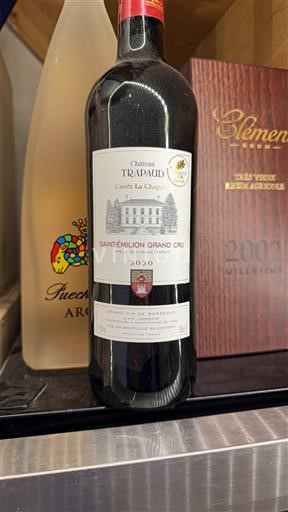Bordeaux Saint-Émilion Grand Cru Grand Cru Château Trapaud La Chapelle 2020