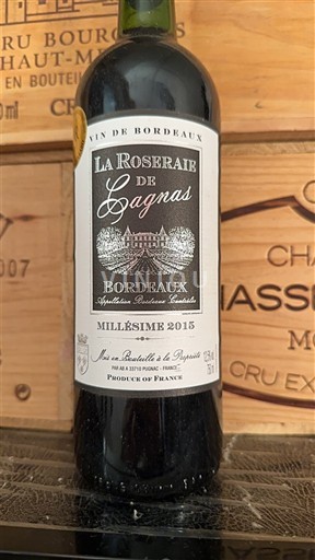 Bordeaux La Roseraie de Dagnas 2015