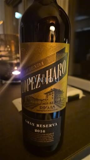 La Rioja Rioja Hacienda Lopez de Haro Gran Reserva 2016
