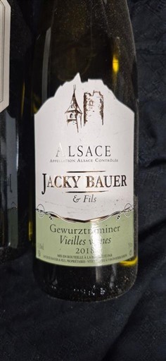 Alsace Jacky Bauer & Fils Gewurztraminer Vieilles Vignes 2018