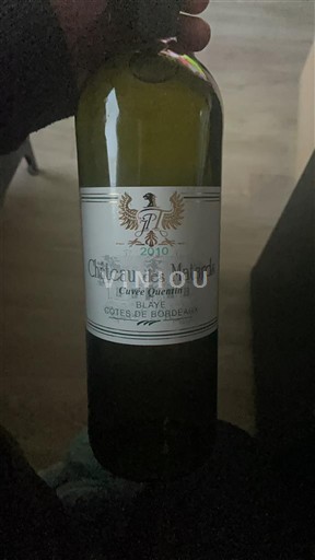 Bordeaux Blaye-côtes-de-bordeaux Château Des Matards Quentin 2010