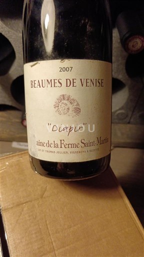 Rhônen laakso Beaumes de Venise Ferme Saint-Martin Diapir 2007