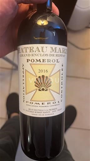 Bordeaux Pomerol Château Mazeyres Grand Enclos de Riffat 2016