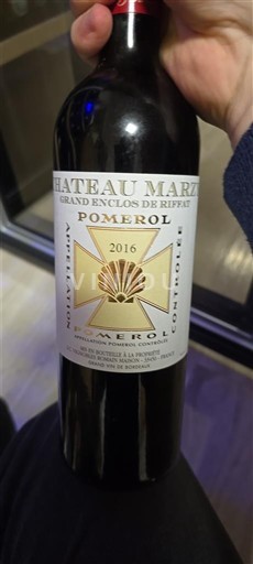 Бордо Помероль Château Mazeyres Grand Enclos de Riffat 2016
