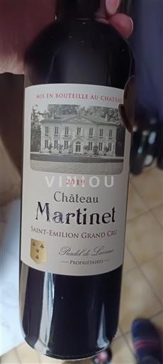 Bordeaux Saint-Émilion Grand Cru Grand Cru Château Martinet 2019