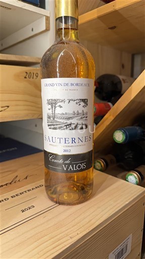 Bordeaux Sauternes Comte de Valois 2012