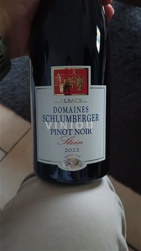 Alsace Pinot noir Domaine S Schlumberger Stein 2022