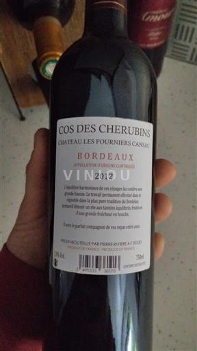 Bordeaux Château Les Fourniers Cansac Cos des Cherubins 2012