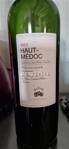 Bordeaux Haut-Médoc Grand Cru Château La Tour Carnet 2013