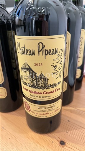 Bordeaux Saint-Émilion Grand Cru Grand Cru Château Pipeau 2023