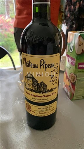 Bordeaux Saint-Émilion Grand Cru Grand Cru Château Pipeau 2023