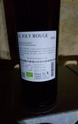 Languedoc Domaine Le Joly Le Joly Rouge 2021