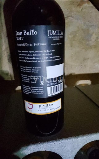 Murcia Jumilla Don Baffo 2017