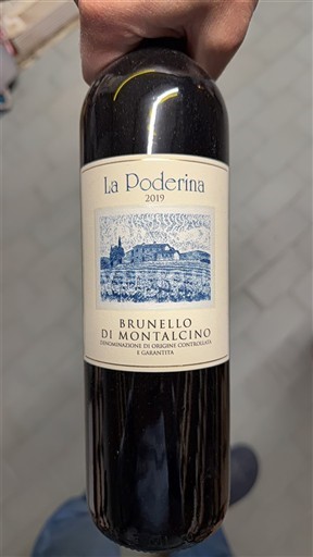 Toscane Brunello di Montalcino La Poderina 2019