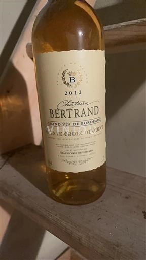 Bordeaux Sainte-Croix-Du-Mont Château Bertrand 2012